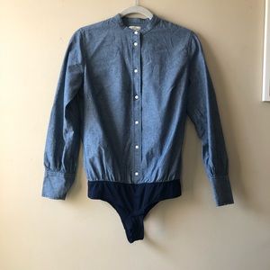 NWOT JCrew denim body suit